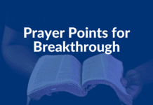 Prayer Points For Breakthrough