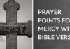 Prayer points for mercy