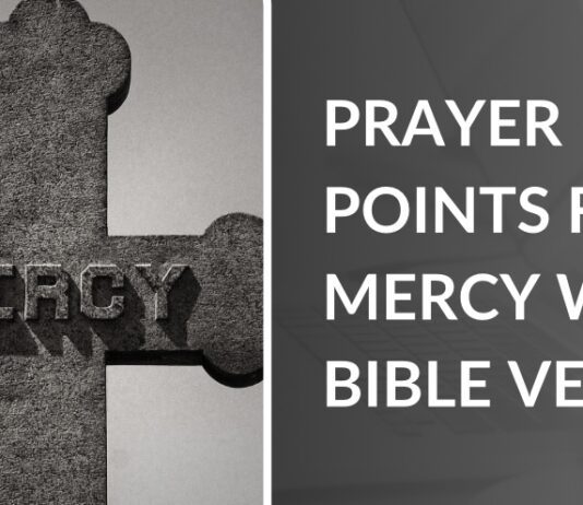 Prayer points for mercy