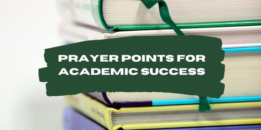 Prayer Points for Academic Success - Fire 4 Fire Prayer