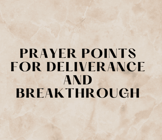 Powerful Prayer Points for Breakthrough with Bible Verses