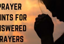 Prayer Points for Answered Prayers