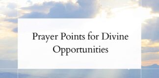 Prayer Points for Divine Opportunities
