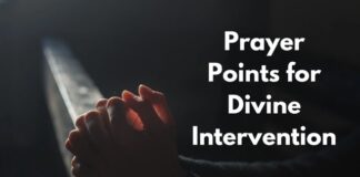 Prayer Points for Divine Intervention