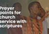 Prayer points for church service