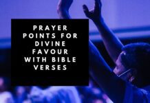 Prayer Points for Divine Favour with Bible Verses