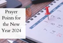 Prayer Points for the New Year 2024