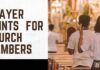 Prayer points for church members