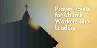 Prayer Points for Church Workers and Leaders