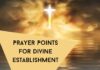 Prayer Points For Divine Establishment
