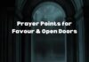 Prayer Points for Favour and Open Doors