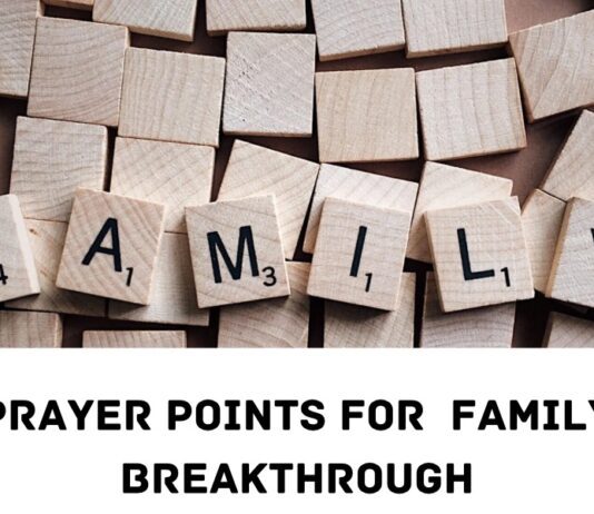 Prayer Points for Family Breakthrough