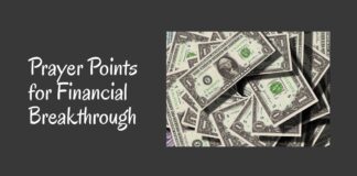 Prayer Points for Financial Breakthrough