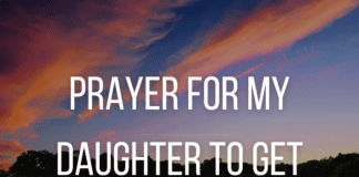 Prayer for My Daughter to Get Pregnant