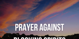 Prayer Against Blocking Spirits