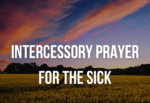 Intercessory Prayer for the Sick