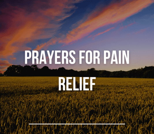 Prayers for Pain Relief