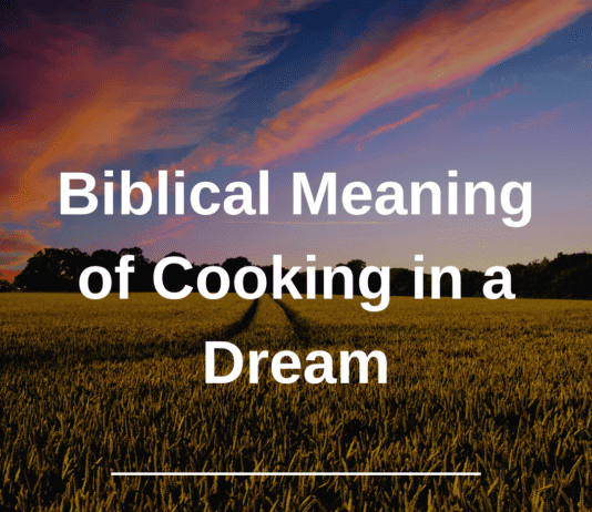 Biblical Meaning of Cooking in a Dream