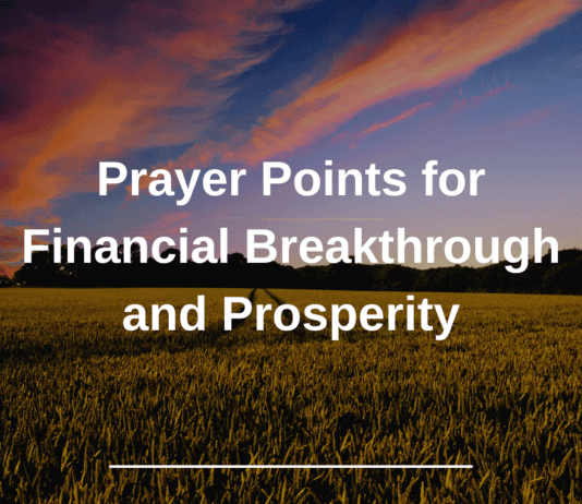 Prayer Points for Financial Breakthrough and Prosperity