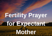 Fertility Prayer for Expectant Mothers