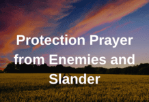 Protection Prayer from Enemies and Slander