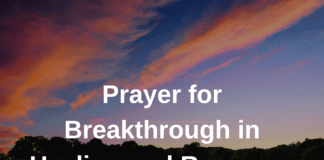 Prayer for Breakthrough in Healing and Recovery