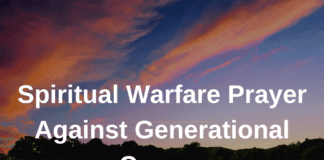 Spiritual Warfare Prayer Against Generational Curses