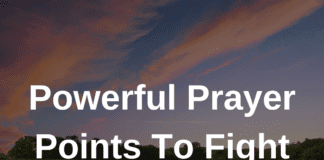 Power prayer points to fight dark forces