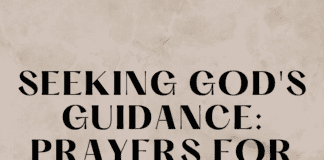 Seeking God's Guidance: Prayers for Decision Making