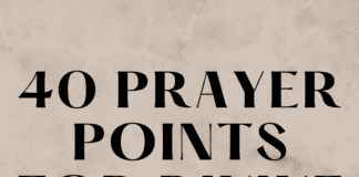 40 Prayer Points for Divine Favor