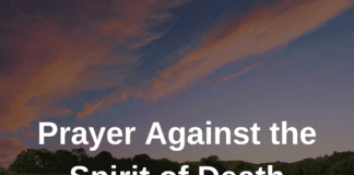 Prayer Against the Spirit of Death