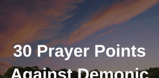 30 Prayer Points Against Demonic Influences