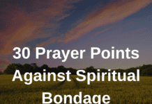 30 Prayer Points Against Evil Soul Ties