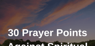 30 Prayer Points Against Evil Soul Ties