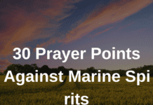 30 Prayer Points Against Marine Spirits