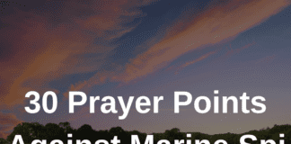 30 Prayer Points Against Marine Spirits