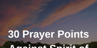 30 Prayer Points Against Spirit of Idolatry