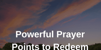 Powerful Prayer Points to Redeem Time